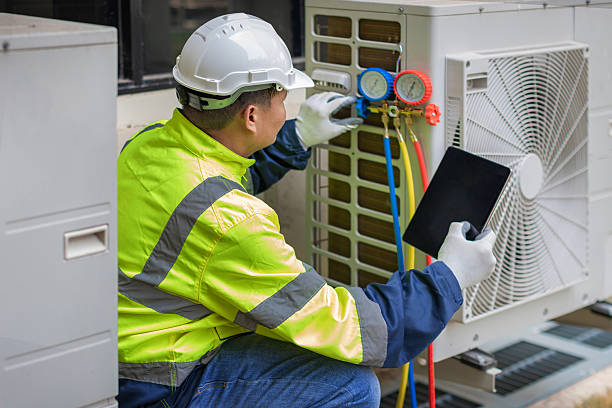 Professional Ductwork Repair technician working in Abingdon, MD